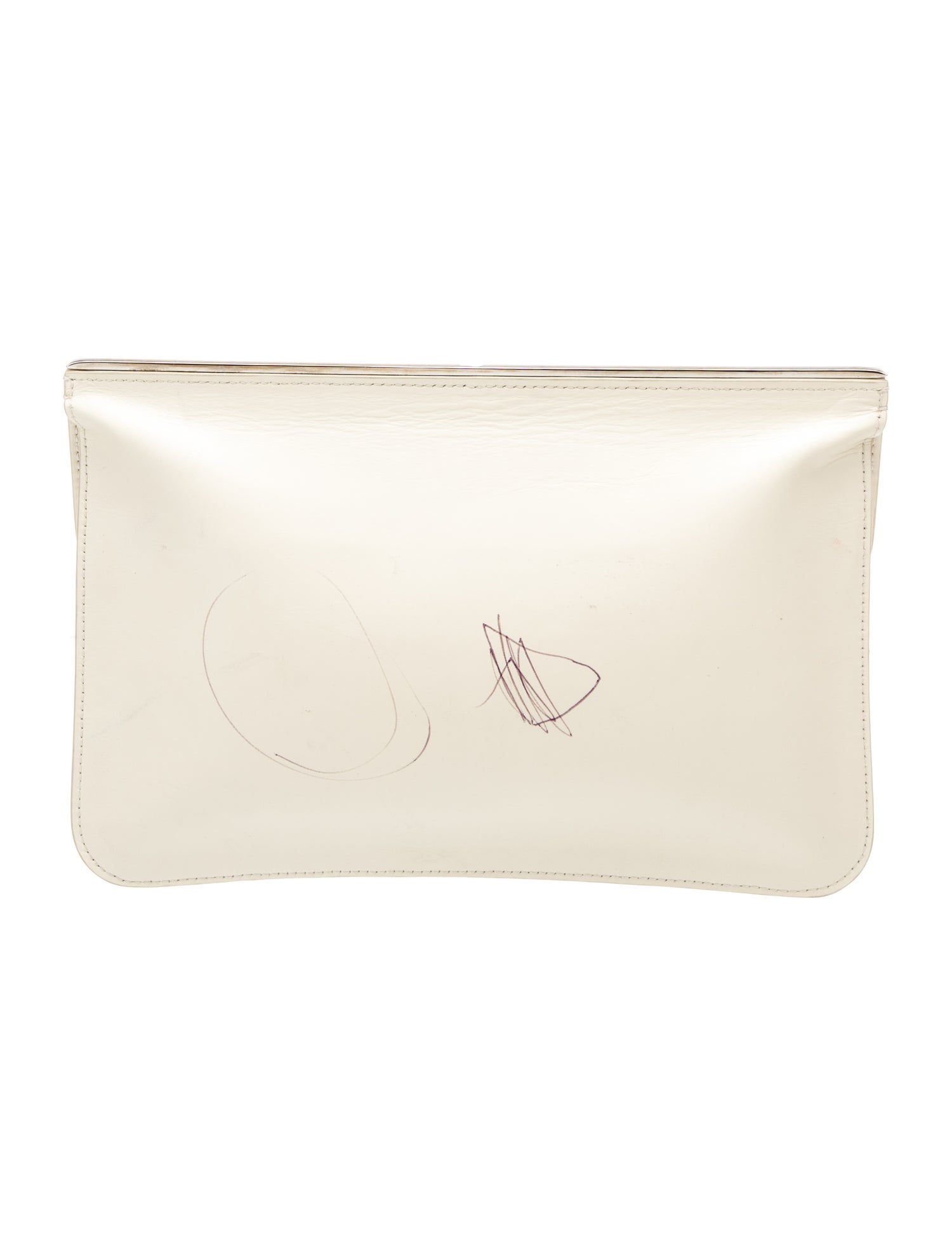 Balenciaga Leather Clutch